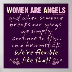 Vrouwen zijn Angels Poster