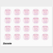 Vrouwen zijn Angels Ronde Sticker (Vel)
