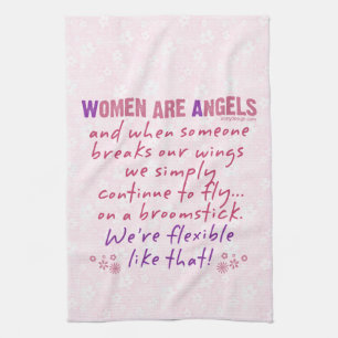 Vrouwen zijn Angels Theedoek