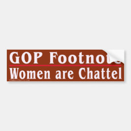 Vrouwen zijn Bumpersticker van Chattel