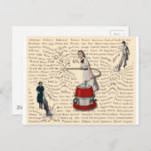 Vrouwen zijn de baas over de wereld briefkaart (Voorkant / Achterkant)