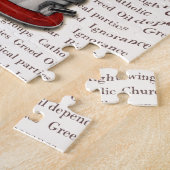 Vrouwen zijn de baas over de wereld legpuzzel (Zijkant)