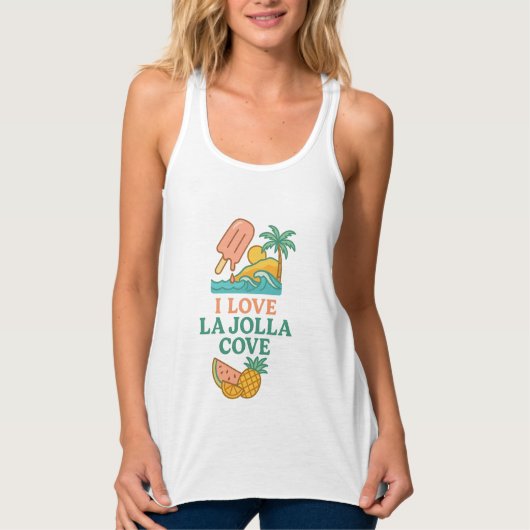Vrouwen zijn dol op La Jolla Cove Beach Tanktop (Voorkant)