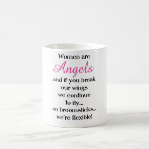 Vrouwen zijn engelen koffiemok