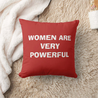 VROUWEN ZIJN ERG MACHTIG Kussensloop polyester 16x Kussen
