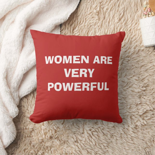 VROUWEN ZIJN ERG MACHTIG Kussensloop polyester 16x Kussen (Deken)