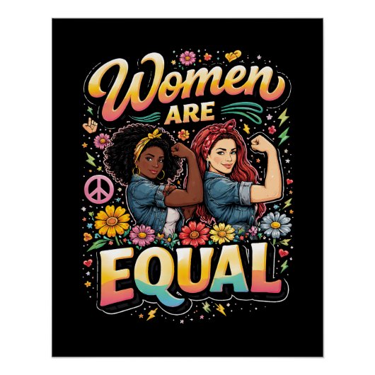 Vrouwen zijn gelijk perfect poster (Voorkant)
