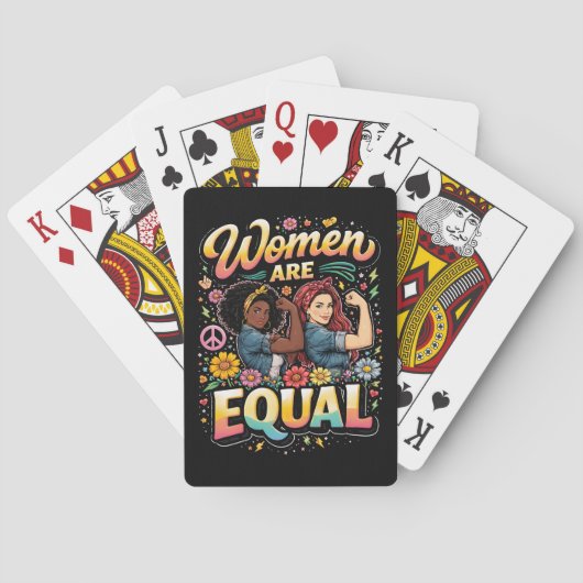 Vrouwen zijn gelijk pokerkaarten (Achterkant)