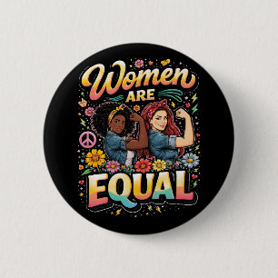 Vrouwen zijn gelijk ronde button 5,7 cm