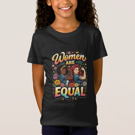 Vrouwen zijn gelijk t-shirt (Voorkant)