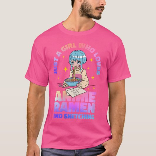 Vrouwen zijn gewoon een meisje dat houdt van anime t-shirt (Voorkant)