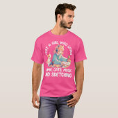 Vrouwen zijn gewoon een meisje dat houdt van anime t-shirt (Voorkant volledig)