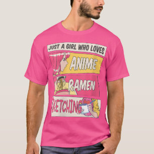Vrouwen zijn gewoon een meisje dat houdt van anime t-shirt