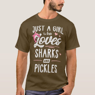 Vrouwen zijn gewoon een meisje dat houdt van haaie t-shirt