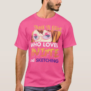Vrouwen zijn gewoon een meisje dat van anime houdt t-shirt