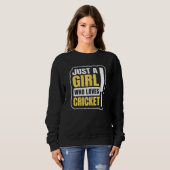 Vrouwen zijn gewoon een meisje dat van cricketprij trui (Voorkant volledig)