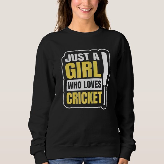 Vrouwen zijn gewoon een meisje dat van cricketprij trui (Voorkant)