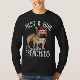 Vrouwen zijn gewoon een meisje dat van Franse stie T-shirt