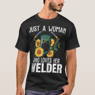 Vrouwen zijn gewoon een vrouw die van haar welzijn t-shirt