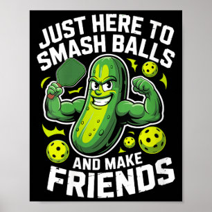 Vrouwen zijn hier om bal te smashen en vrienden te poster