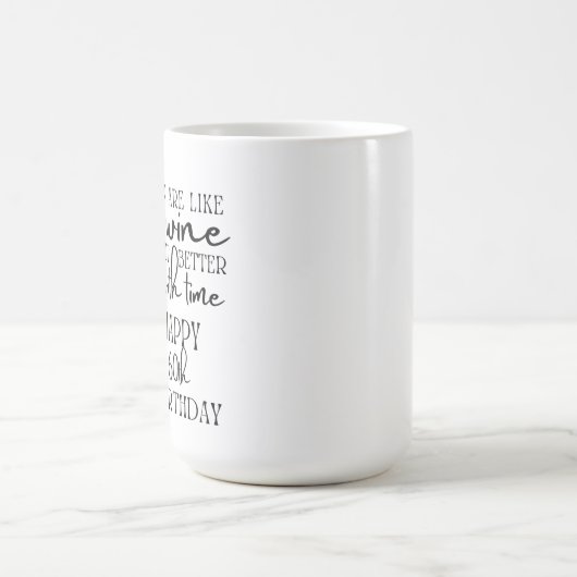 Vrouwen zijn net als de Mok van 60e geboorte koffi (Center)