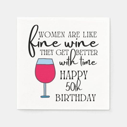 Vrouwen zijn net als wijnstokbrood servet (Voorkant)