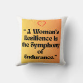 "Vrouwen zijn onze helden" Kussen (Achterkant)