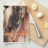 "Vrouwen zijn onze helden" Theedoek (Quarter Fold)