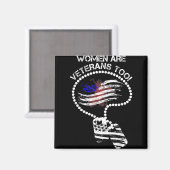 Vrouwen zijn ook veteranen magneet (Voorkant / Achterkant)