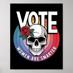 Vrouwen zijn slimmer Harris 2024 Wheimer 2024 stem Poster