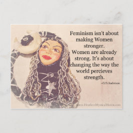 Vrouwen zijn sterk Briefkaart