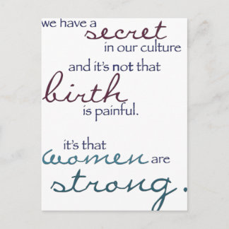 vrouwen zijn sterk briefkaart