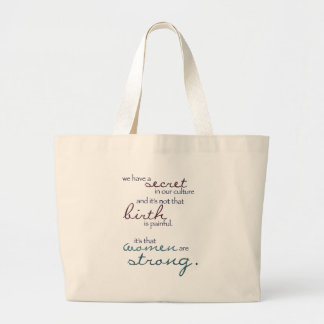 vrouwen zijn sterk grote tote bag