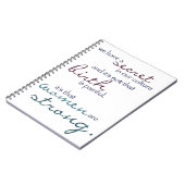 vrouwen zijn sterk notitieboek (Linkerzijde)