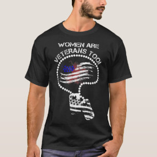 Vrouwen zijn veteranen voor T-shirt