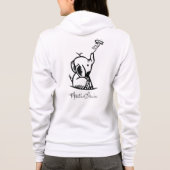 Vrouwen Zip Up Hoodie (Achterkant)