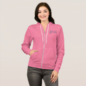 Vrouwen Zip up Hoodie (Voorkant volledig)