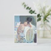 Vrouwen zitten met kinderen in haar armen Mary Cas Briefkaart (Staand voorkant)