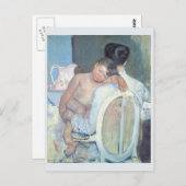 Vrouwen zitten met kinderen in haar armen Mary Cas Briefkaart (Voorkant / Achterkant)