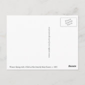 Vrouwen zitten met kinderen in haar armen Mary Cas Briefkaart (Achterkant)