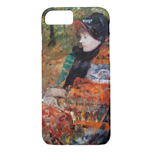 Vrouwen zitten op de bank, Mary Cassatt Case-Mate iPhone Case (Achterkant)