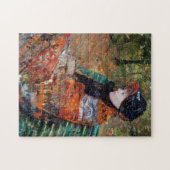 Vrouwen zitten op de bank, Mary Cassatt Legpuzzel (Horizontaal)