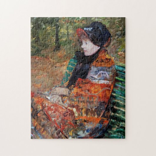 Vrouwen zitten op de bank, Mary Cassatt Legpuzzel (Verticaal)