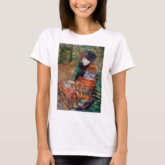 Vrouwen zitten op de bank, Mary Cassatt T-shirt (Voorkant)