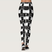 Vrouwen Zoals Trucking Logo Pattern Leggings (Achterkant)