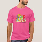 Vrouwen Zomer Liefde GrammyLife Grammy Liefde Stra T-shirt (Voorkant)