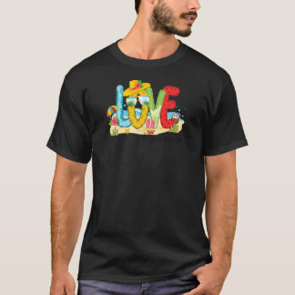 Vrouwen Zomer Liefde Granna Liefde Strand Va T-shirt