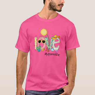 Vrouwen Zomer Liefde Momolife Momo Liefde Vakantie T-shirt