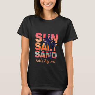 Vrouwen Zon Zand Zomer Strand Liefhebber Meisjes T T-shirt
