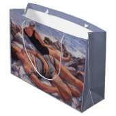 Vrouwen Zonnebaden op het strand (door Serebriakov Groot Cadeauzakje (Achterkant Gekanteld)